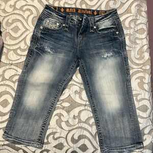 Size 26 rock revival capris